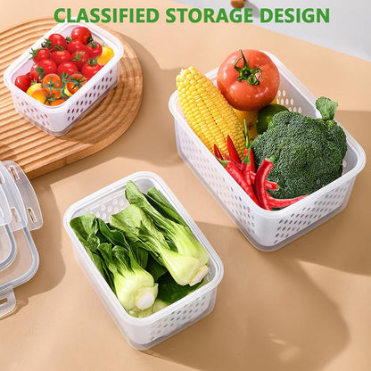 🍓🥰 Refrigerator Food Storage Containers
