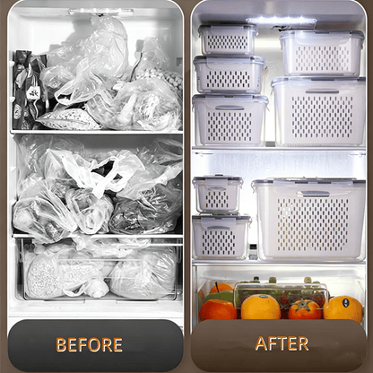🍓🥰 Refrigerator Food Storage Containers