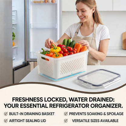 🍓🥰 Refrigerator Food Storage Containers