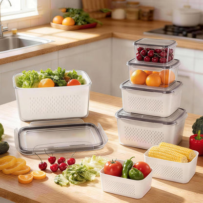🍓🥰 Refrigerator Food Storage Containers